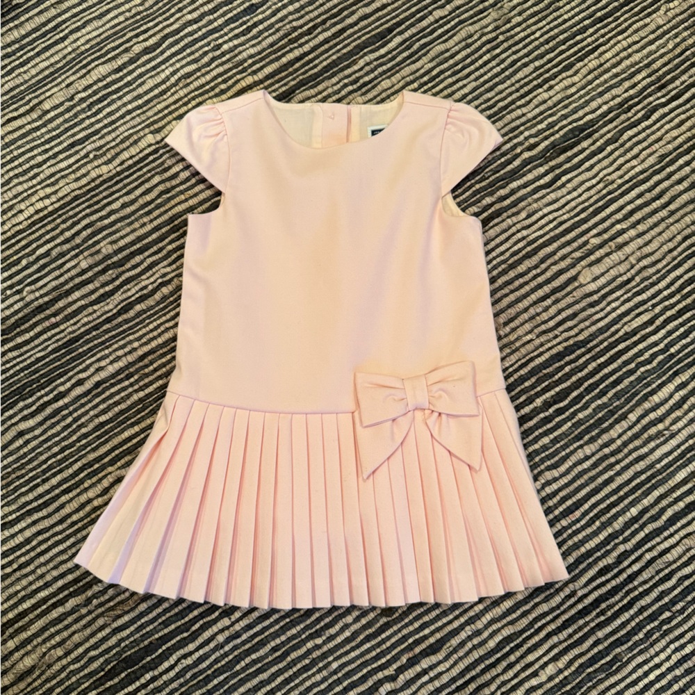 NWT Janie & Jack pale pink pleated dress SOOO CUTE